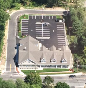 An overhead view of Tewksbury Dental Associates.