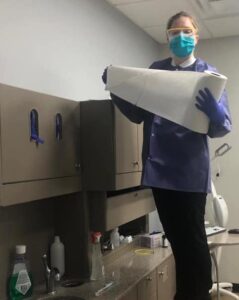 Tewksbury dentist cleaning office